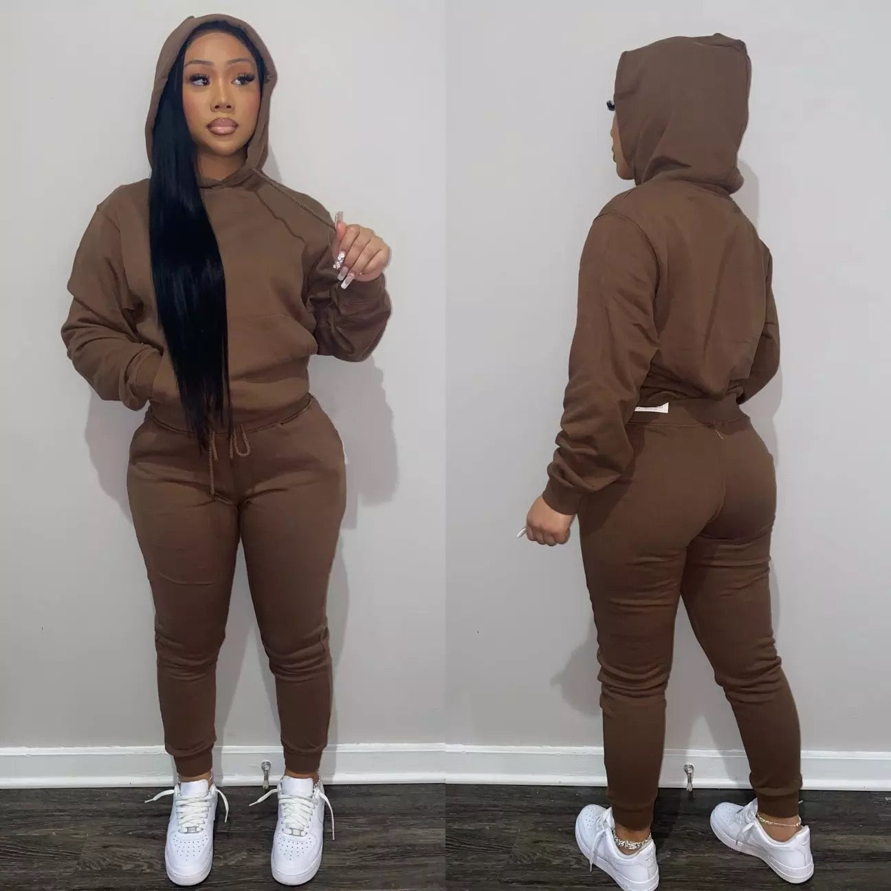 Women’s Jogger Sets With Rhinestones