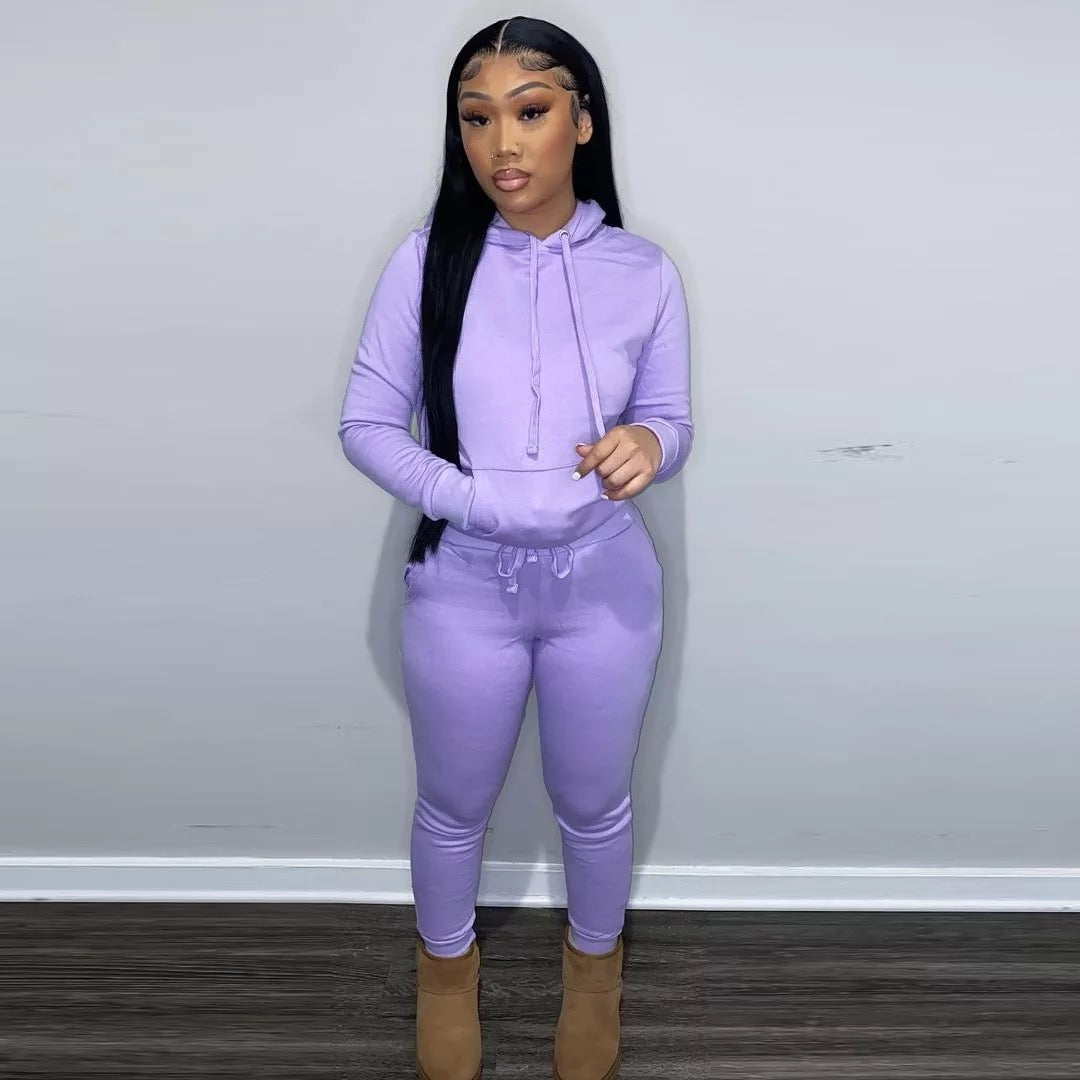Women’s Jogger Sets With Rhinestones