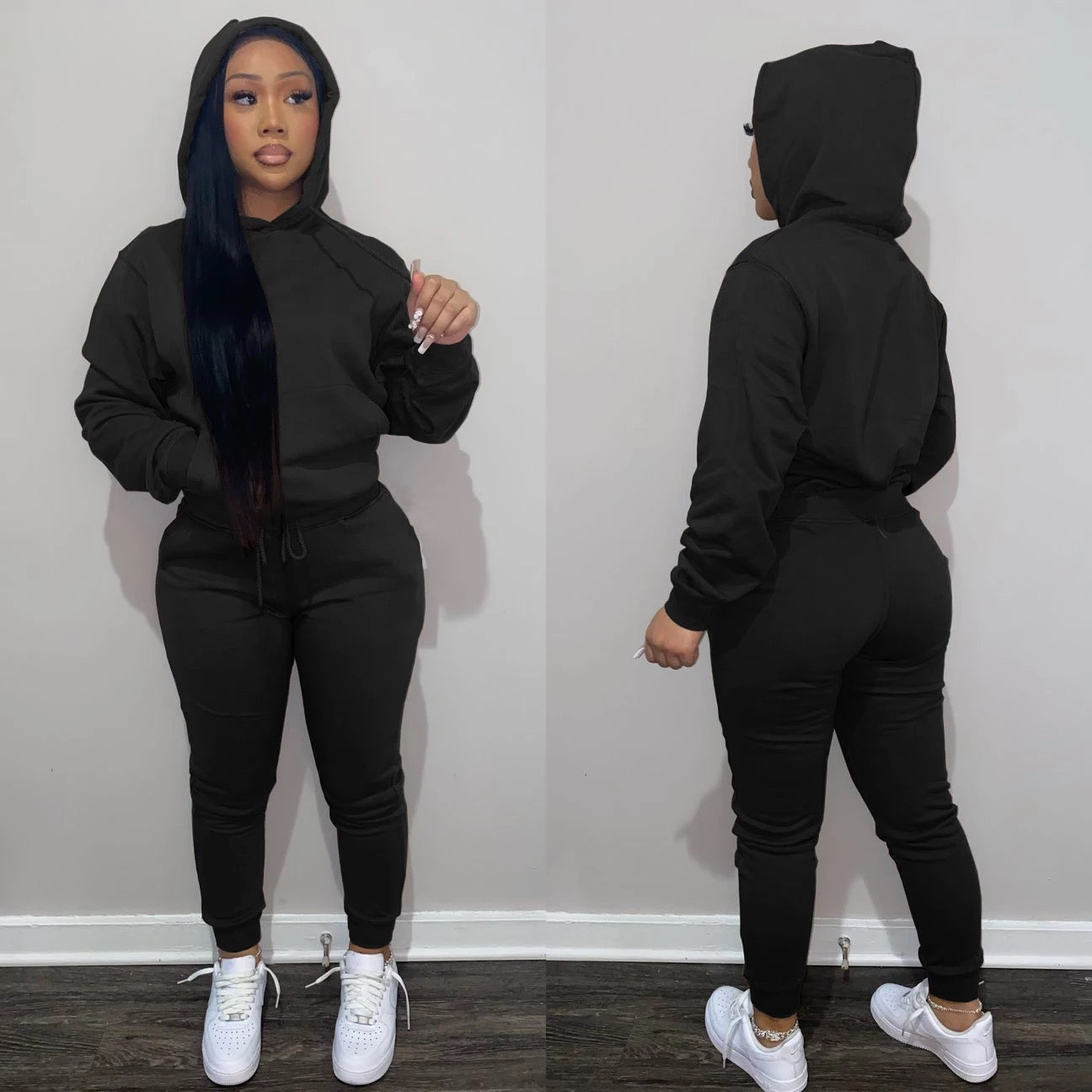 Women’s Jogger Sets With Rhinestones
