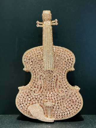 Violin Bling Clutch