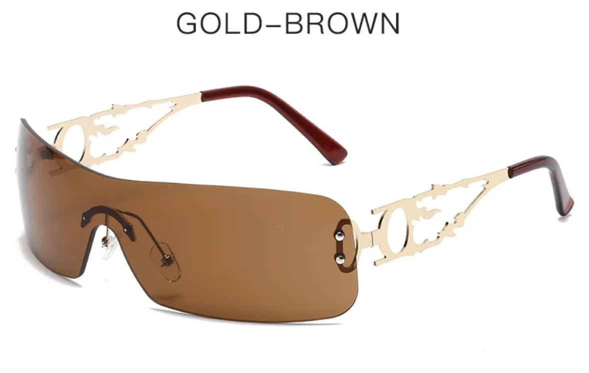 Y2K Hollow shades🤎🤍🩶🖤