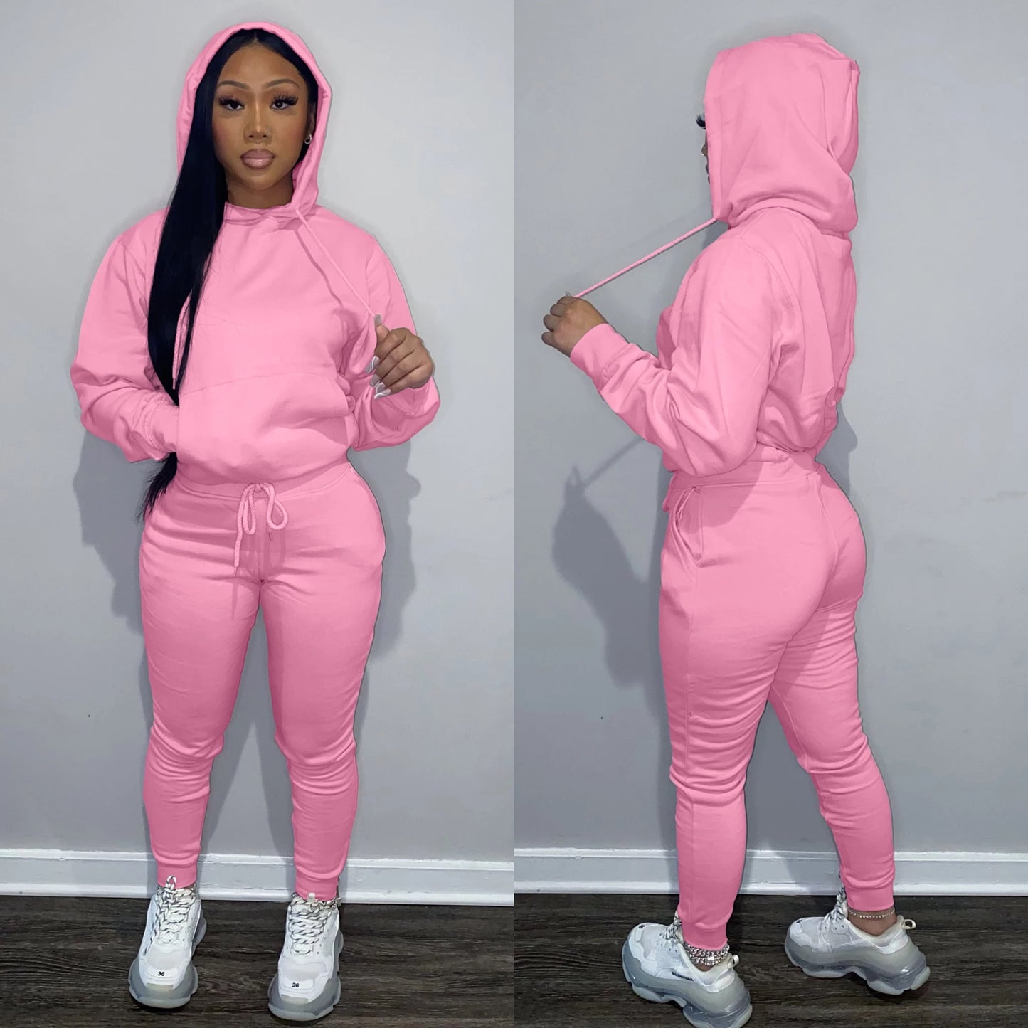 Women’s Jogger Sets With Rhinestones
